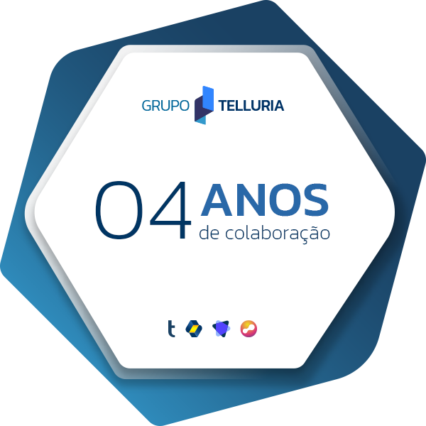 04 anos de colaboração no Grupo Telluria