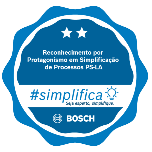 Reconhecimento por Protagonismo em Simplificação de Processos PS-LA - 2 Estrelas